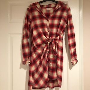 Zara Girls Flannel Buttondown Dress!!